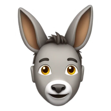 elon musk with donkey ears sticker