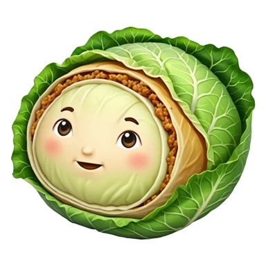 Cabbage roll  with no face sticker