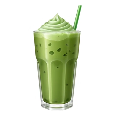 iced matcha latte sticker