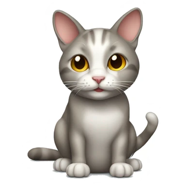 Cat wearing a mouse  sticker