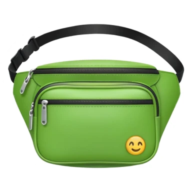 green fanny pack sticker