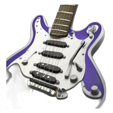 electric lead guitar sticker