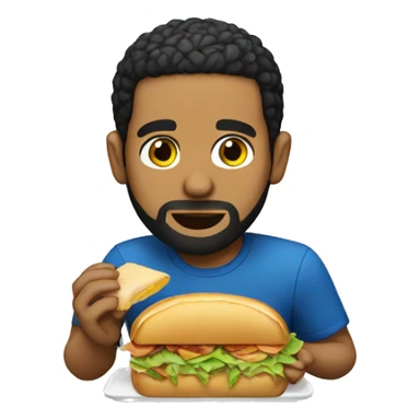 Drake eating a sandwich sticker