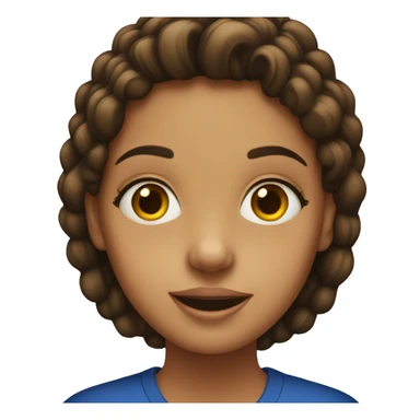 Girl in hanukah sticker