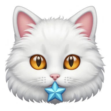 Star eye cat sticker