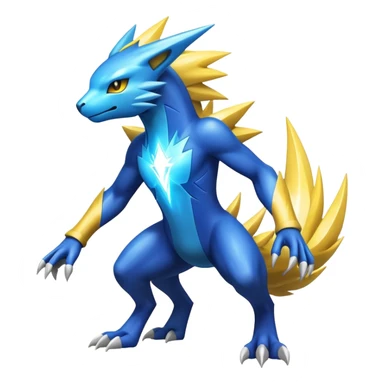  Shiny Sparkly Cool Epic-Manectric-Fakémon-creature sticker