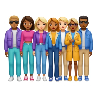 year 2000's theme sticker