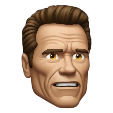 arnold schwarzenegger in total recall movie sticker