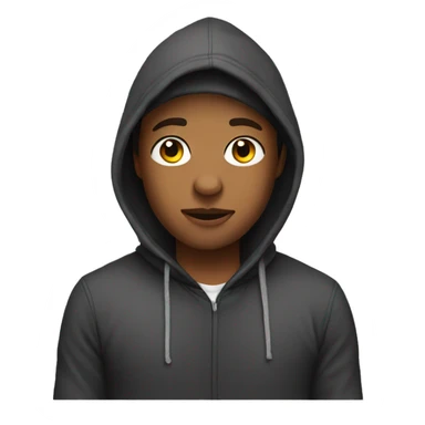 Me wearing a hoodie  sticker