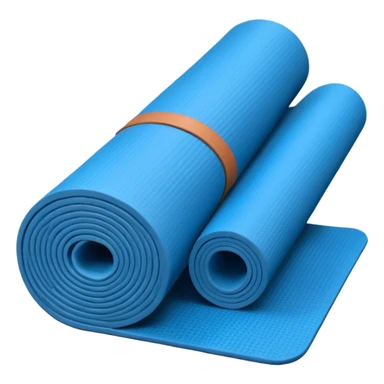 Yoga Mat blue sticker