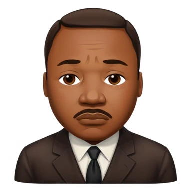 Martin Luther King JR. Cry sticker