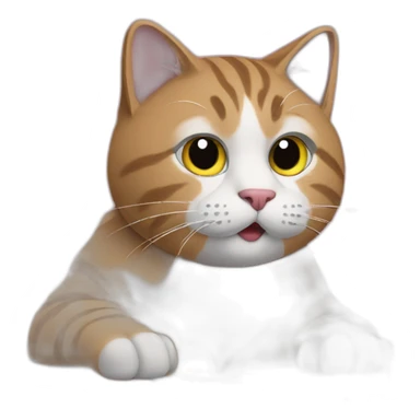 Cat doing video editing  sticker