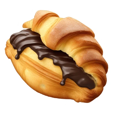 chocolate croissant  sticker