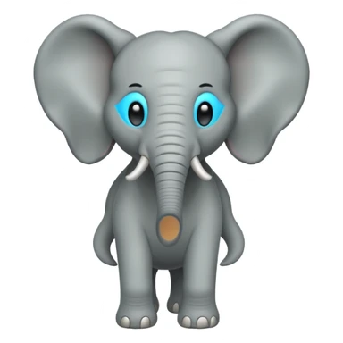 Alien elephant] full body  sticker