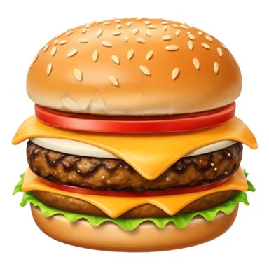 Hamburger sticker