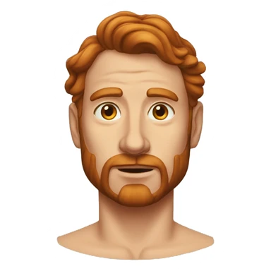 Homme roux farfadet malicieux sticker