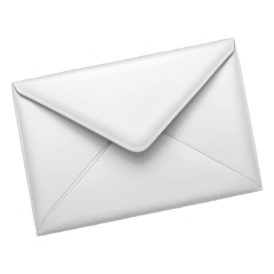 transparent white folder with a envelope with name Henry Ballester sticker