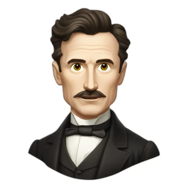 Nicolas tesla qui utilise une attaque électrique sticker