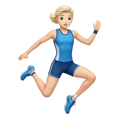jumping with confidence sticker