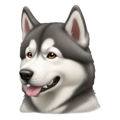 alaskan malamute  sticker