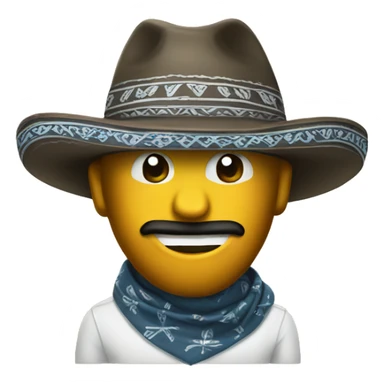 Tequila and bandana  sticker