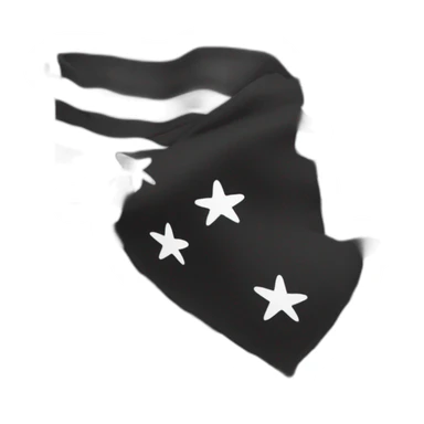 drapeau à bandes noir et blanche avec l'emblème breton dans le coin supérieur gauche sticker