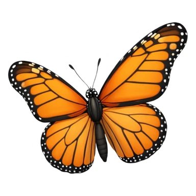 monarch butterfly sticker