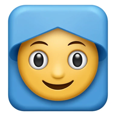 I want to make an Roblox verified emoji with an blue square and checkmark in it sticker