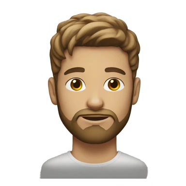 20 year old white male with beard sticker