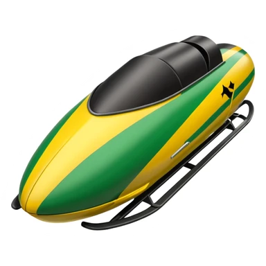 Jamaican bobsled sticker