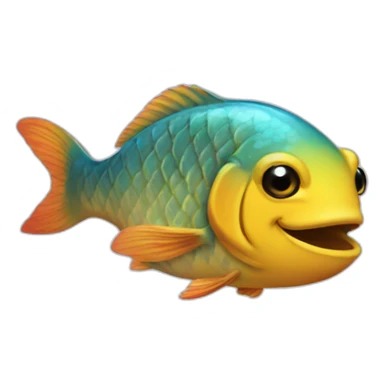 fish-on-a-skateboard sticker