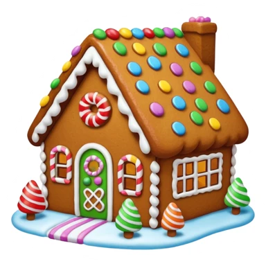 Gingerbread house sticker