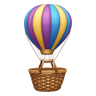 Hot air balloon sticker