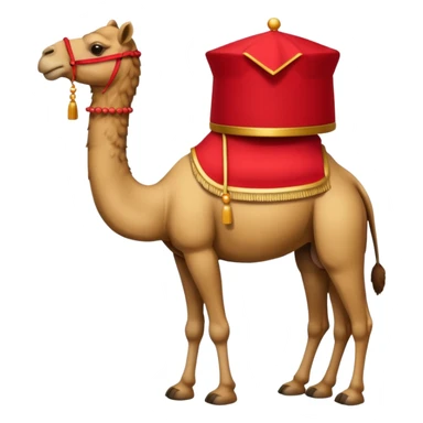  camel with hat sticker