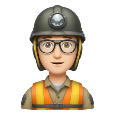 man wearing raiding helmet and glasses sticker