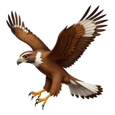 A mountain hawk sticker