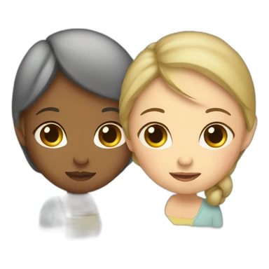 two pregnant girls sticker