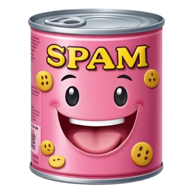SPAM MEAT HAPPY EMOJI sticker