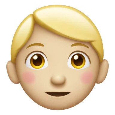 Create a blushing emoji sticker