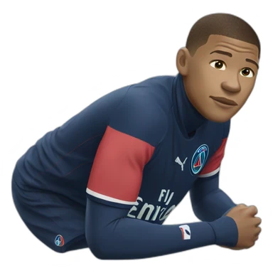 mbappé on a tutle sticker