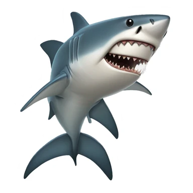 shark dor fly  sticker