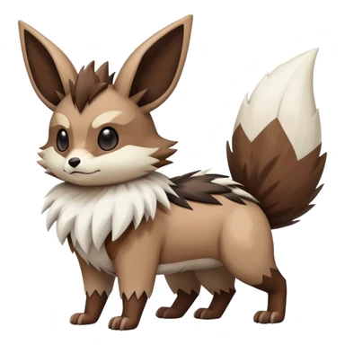  Eevee-Zigzagoon-Furret-Linoone-Hybrid (Full body) sticker