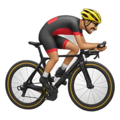 ciclista español sticker