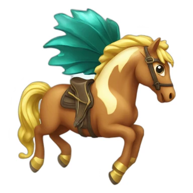 Flash sur hippocampe sticker