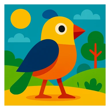 Bird sticker
