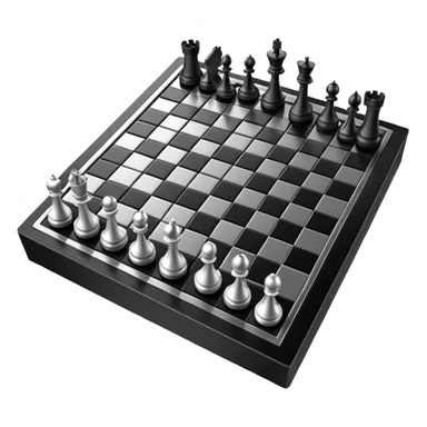 3d chessboard ai sticker