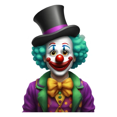 clown vaper sticker