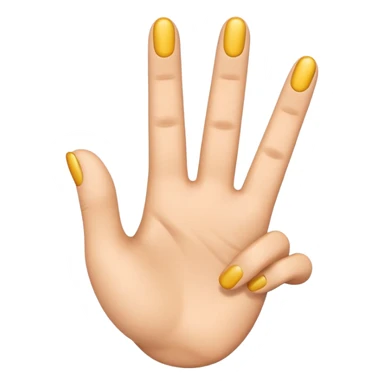 Please create a 3D emoji that shows the number "1" using "1" fingers. I’d like it to resemble the iPhone emoji style! sticker