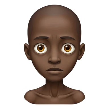 African starving sticker