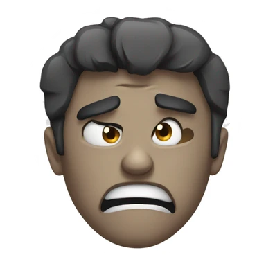 Angry and crying  sticker